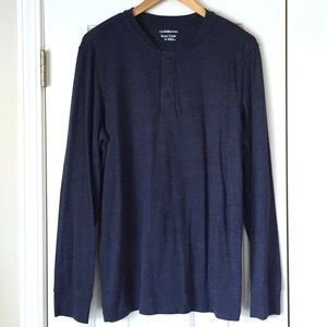 Men's croft & barrow easy blue Henley